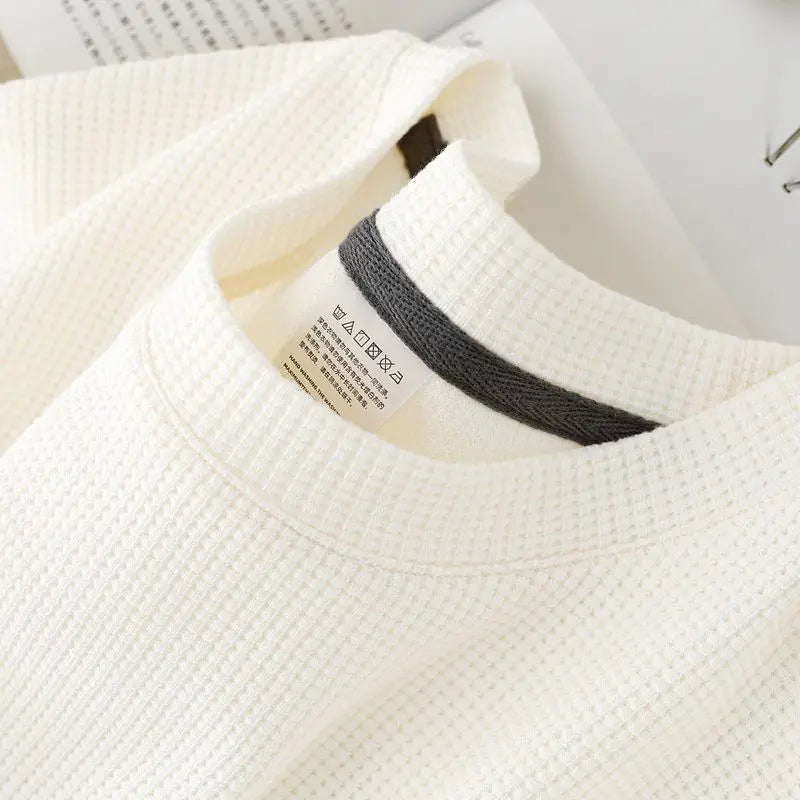 Waffle Short Sleeved T-shirt for Men