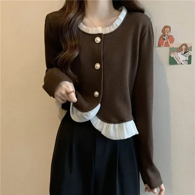 RetroElegance Women's Elegant Blouse