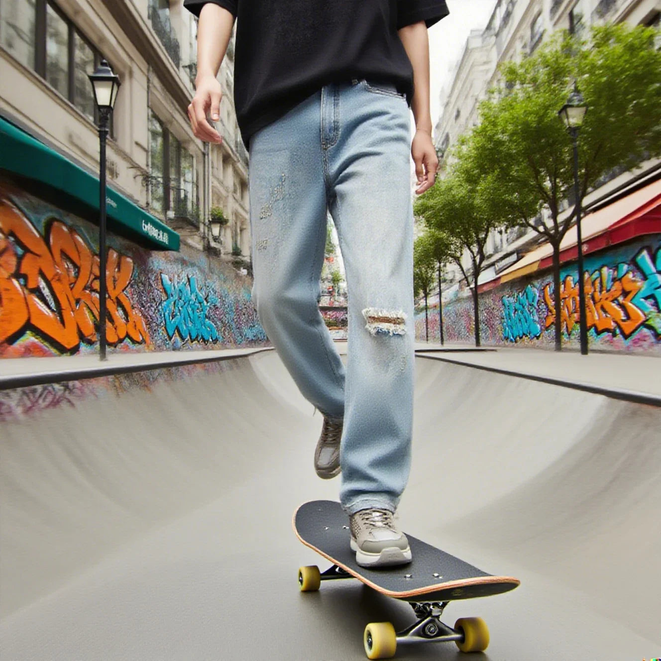 American Elastic Straight Jeans