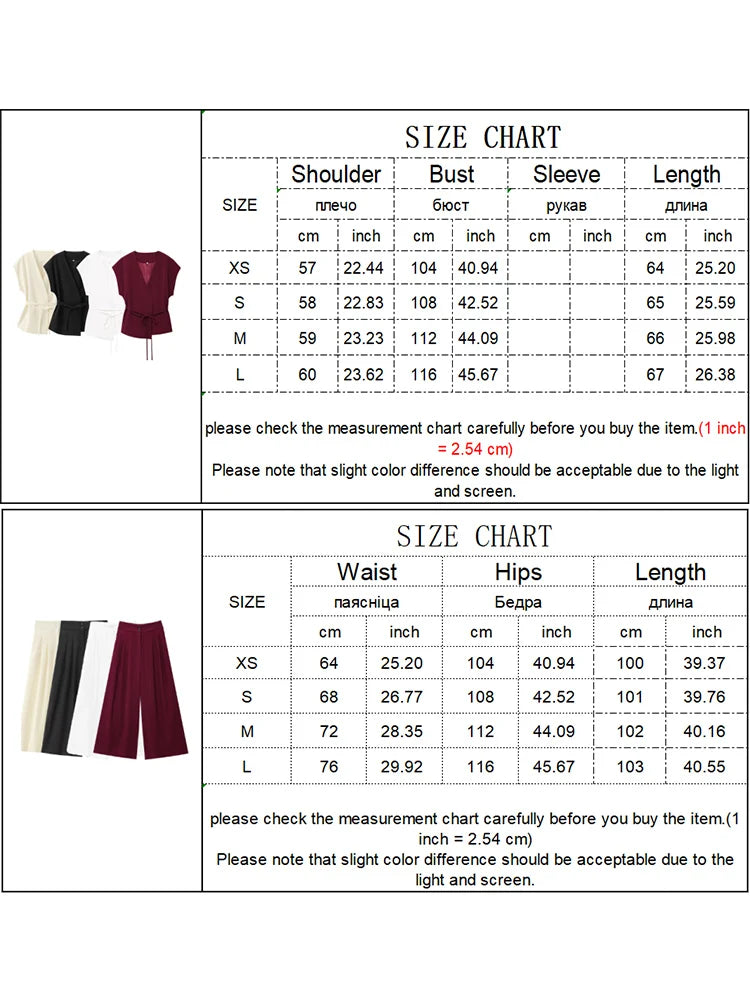TFMLN Fashion Women's Trouser Suits