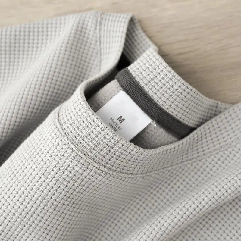 Waffle Short Sleeved T-shirt for Men