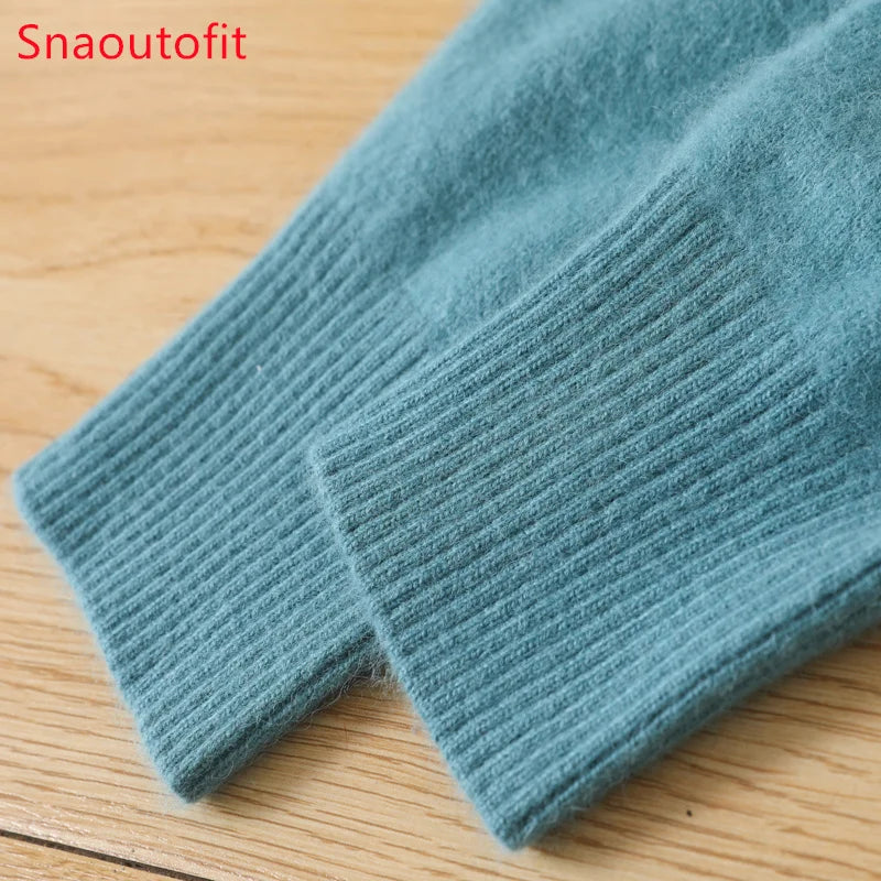 Men's 100% Pure Mink Cashmere Sweater