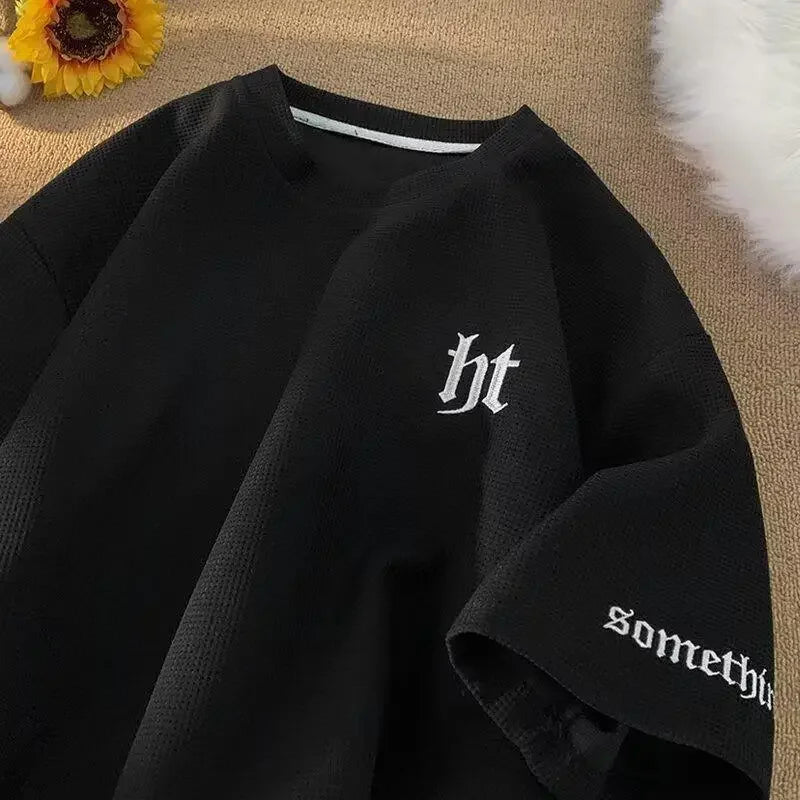 Casual Embroidered Half Sleeve T-Shirt