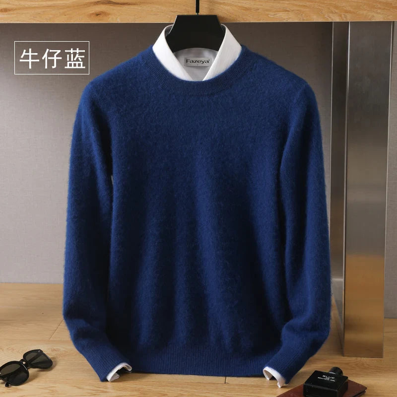 Men's 100% Pure Mink Cashmere Sweater