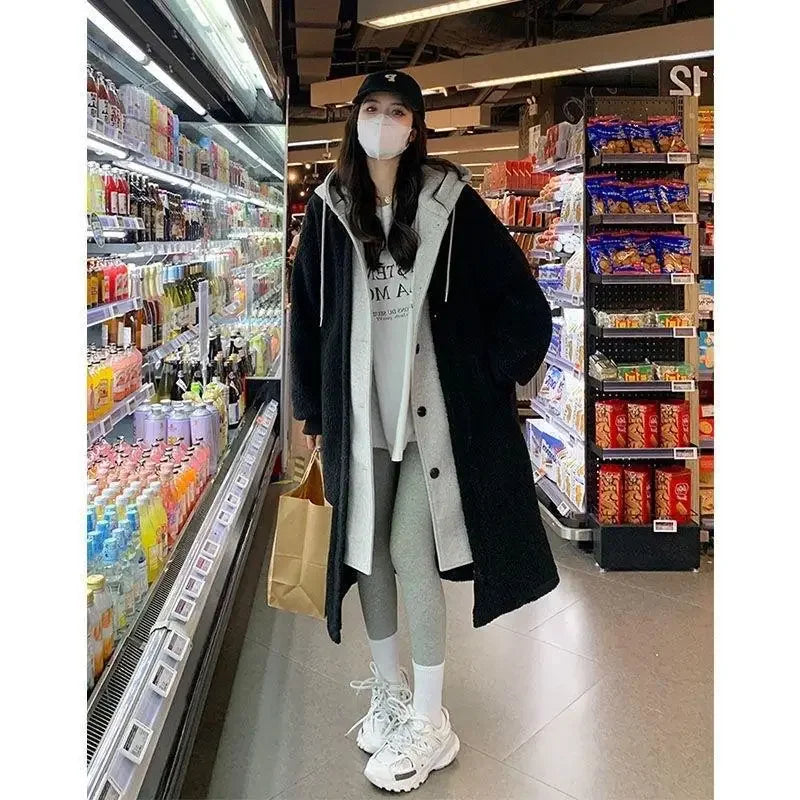 ChicAutumn/Winter New Long Hooded