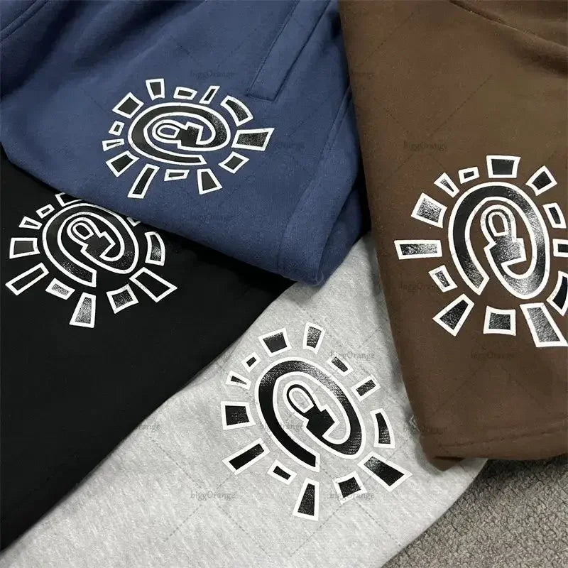 Y2K hip-hop Small Sun Print Pattern Men