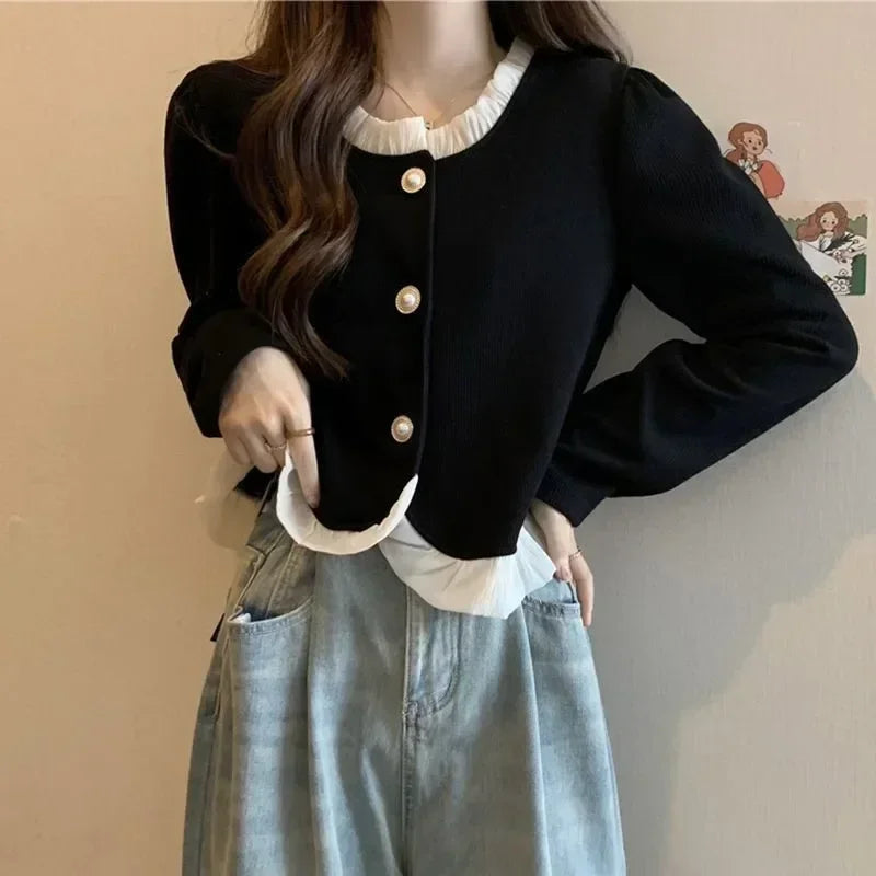 RetroElegance Women's Elegant Blouse