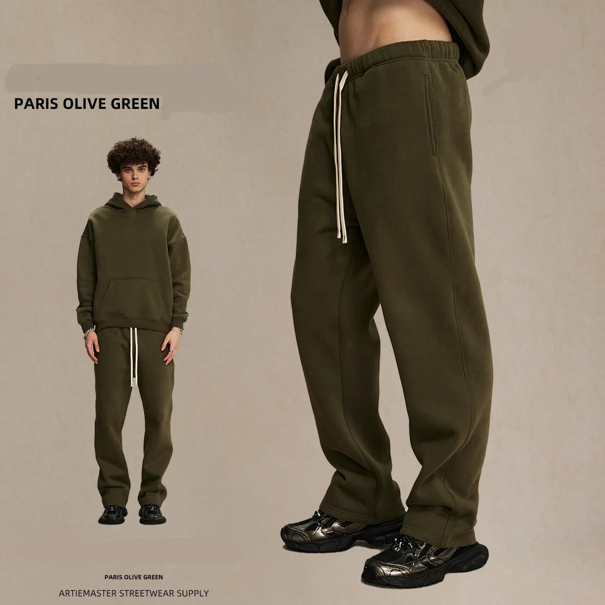 Men's long pants autumn/winter 350G