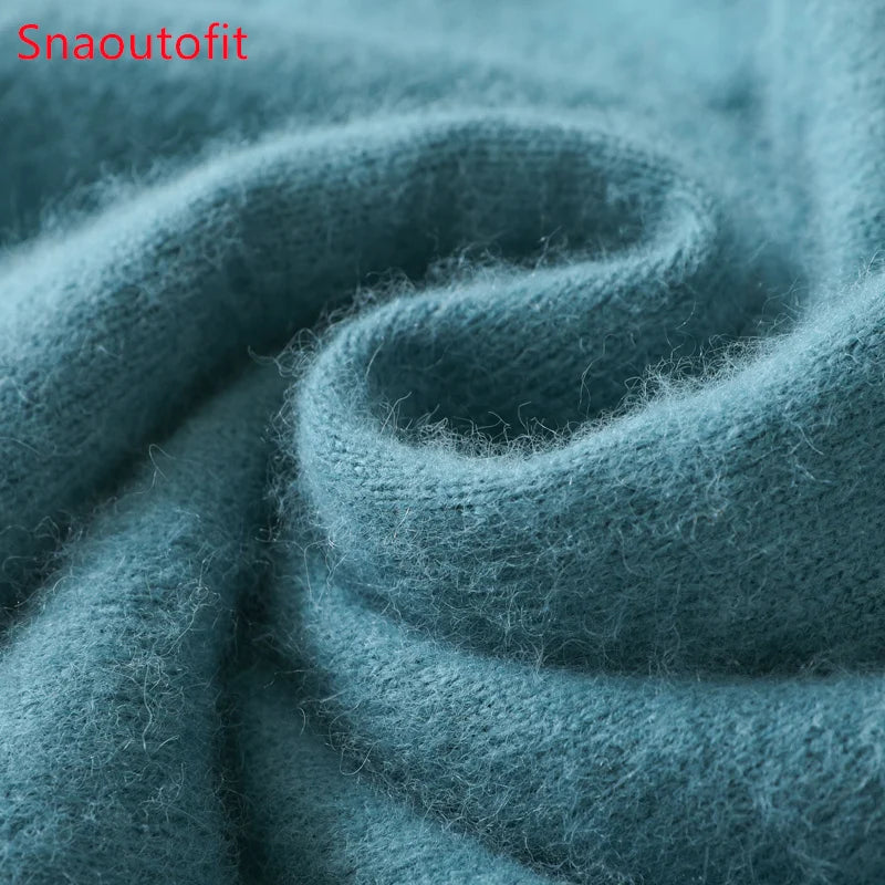 Men's 100% Pure Mink Cashmere Sweater