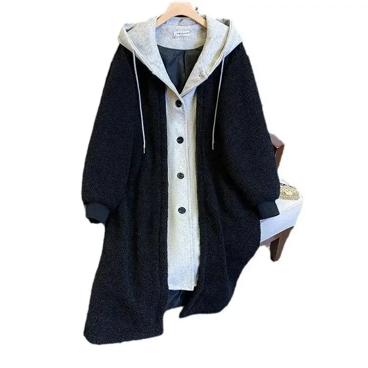 ChicAutumn/Winter New Long Hooded