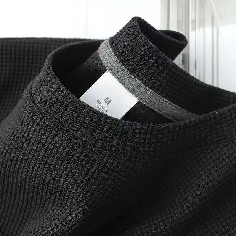 Waffle Short Sleeved T-shirt for Men