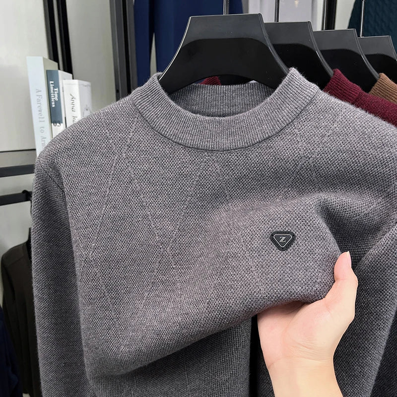Men's Knitted Sweater Round Neck
